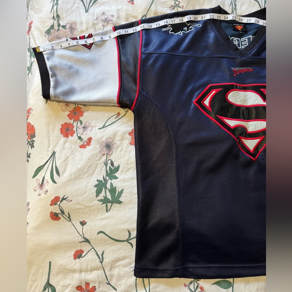 Warner Bros. Superman Black and Navy Jersey - Picture 13 of 13